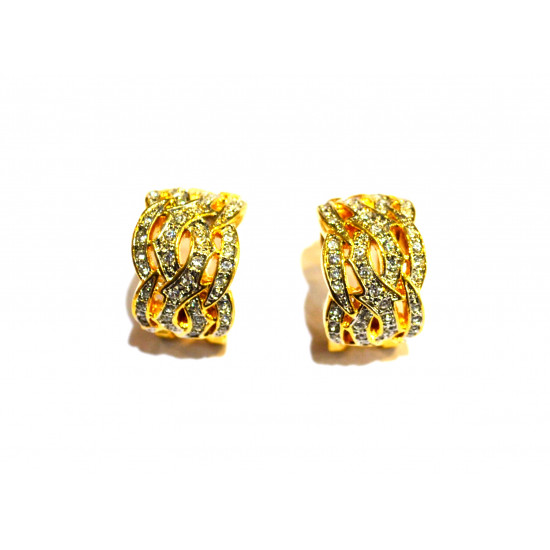 rhinestone hoop earrings
