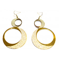 round rhinestone earrings
