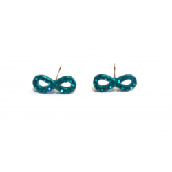turquoise infinity earrings