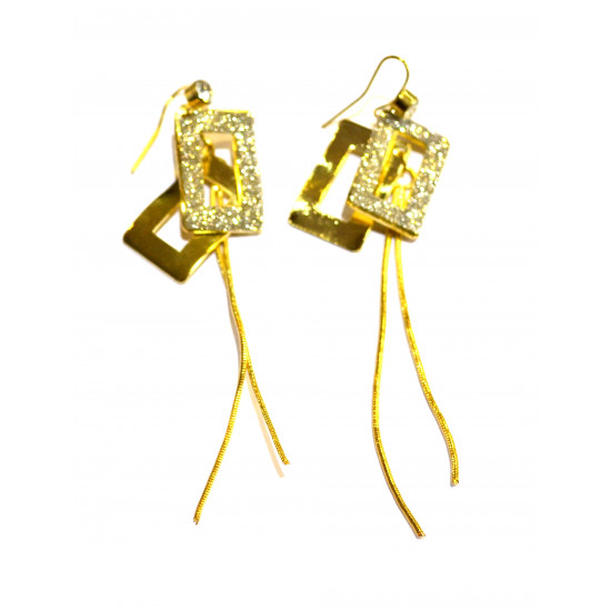 Square dangle earrings