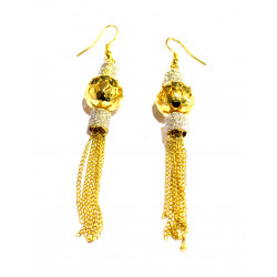 rhinestone dangle earrings