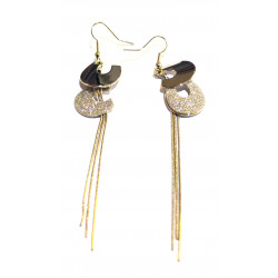rhinestone dangle earrings