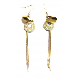 rhinestone dangle earrings