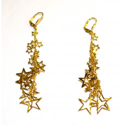 star dangling earrings