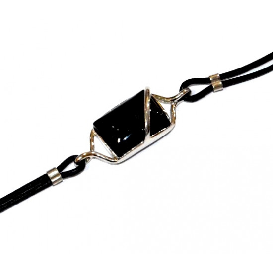 Sterling Silver Black Onyx Bracelet