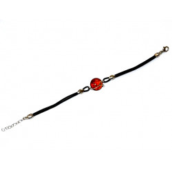 bracelet ambre argent
