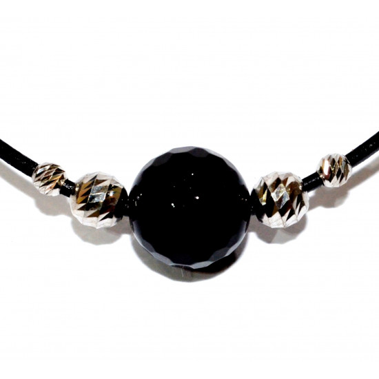 Sterling Silver Black Onyx Bracelet