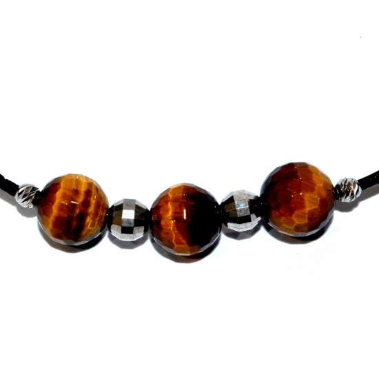 Sterling Silver Tiger's Eye Bracelet