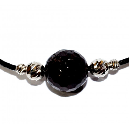 Sterling Silver Garnet Bracelet