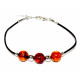 bracelet ambre argent