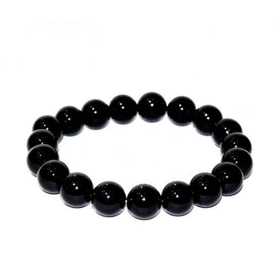 Jet Bracelet 10mm