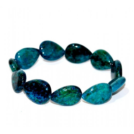 Chrysocolla Teardrop Bracelet