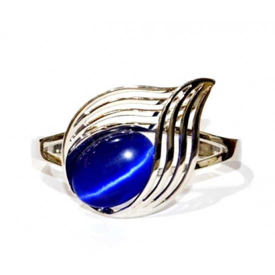 cat eye bracelet blue