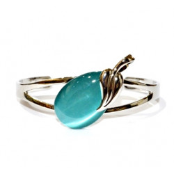 cat eye bracelet blue