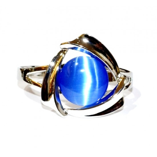 cat eye bracelet blue