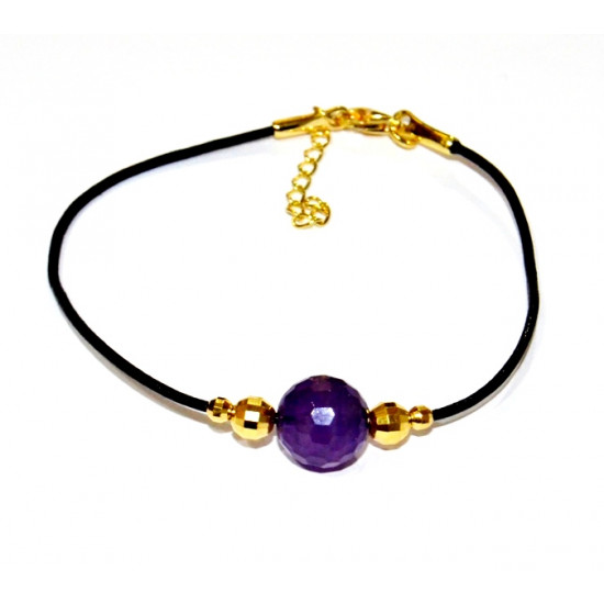 golden Amethyst Bracelet