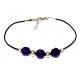 Sterling Silver Amethyst Bracelet