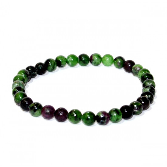 Ruby Zoisite Bracelet 6mm