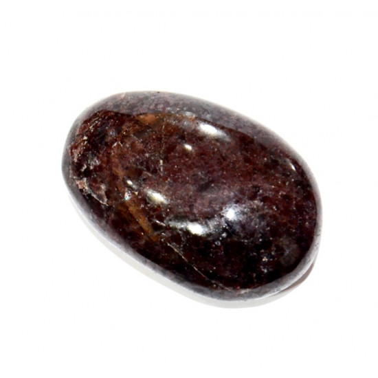 palm stone red garnet