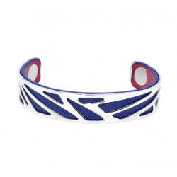 Bracelet 14mm blue / fuchsia