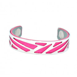 Bracelet 14mm Pink / Silver