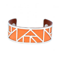 Bracelet 25mm brown / orange