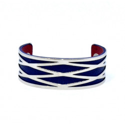 Bracelet 25mm blue / fuchsia