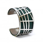 Bracelet 40mm Green/Silver