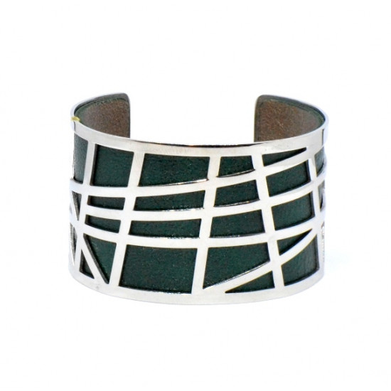 Bracelet 40mm Green/Silver