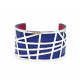 Bracelet 40mm Blue/Fuchsia
