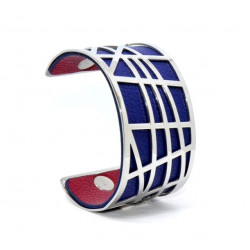 Bracelet 40mm Blue/Fuchsia