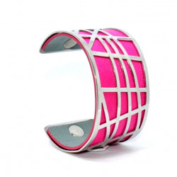 Bracelet 40mm Pink/Silver