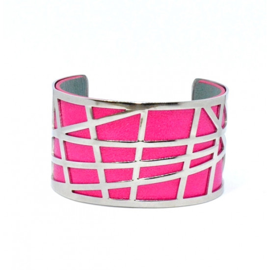 Bracelet 40mm Pink/Silver