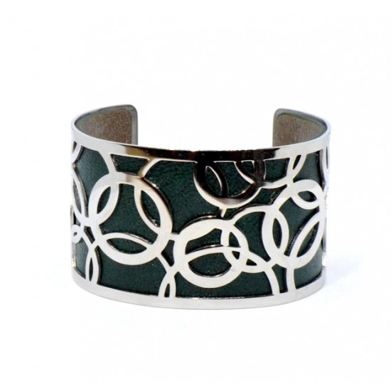 Bracelet 40mm Green/Silver