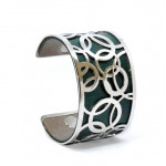 Bracelet 40mm Green/Silver