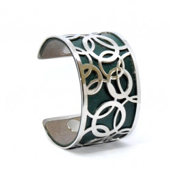 Bracelet 40mm Green/Silver