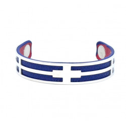 Bracelet 14mm blue / fuchsia