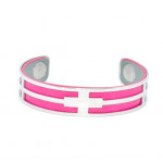 Bracelet 14mm Pink / Silver