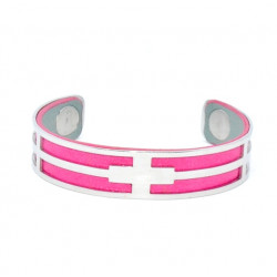 Bracelet 14mm Pink / Silver