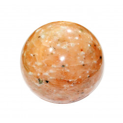 orange calcite sphere