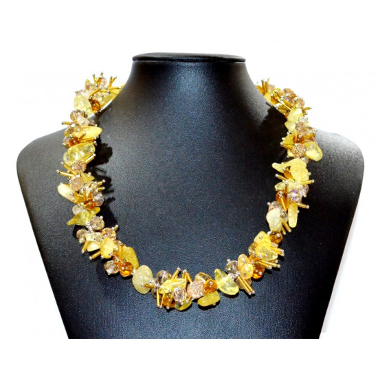 citrine necklace
