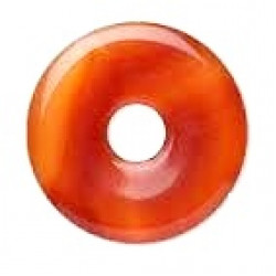 orange agate donut 2.5 cm