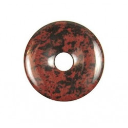 mahogany obsidian donut 2,5 cm