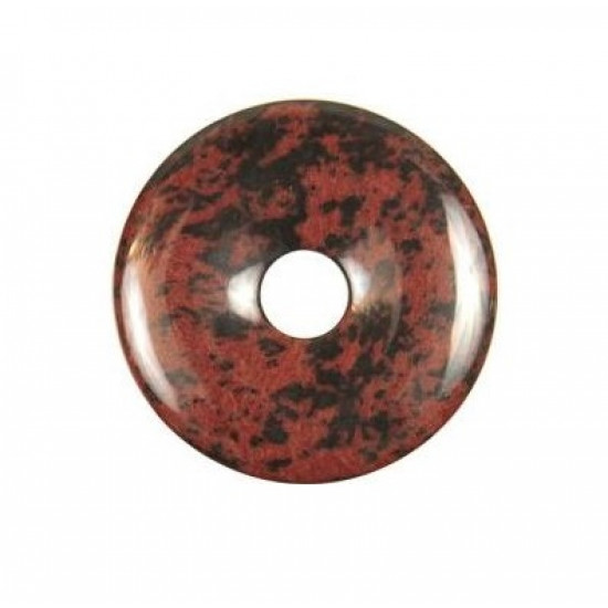 mahogany obsidian donut 2,5 cm mahogany obsidian donut 2,5 cm
