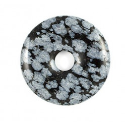 donuts obsidienne neige 5 cm