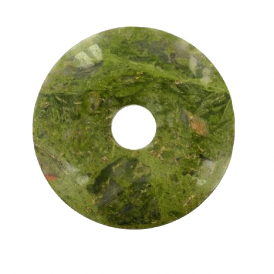 epidote donut 5 cm