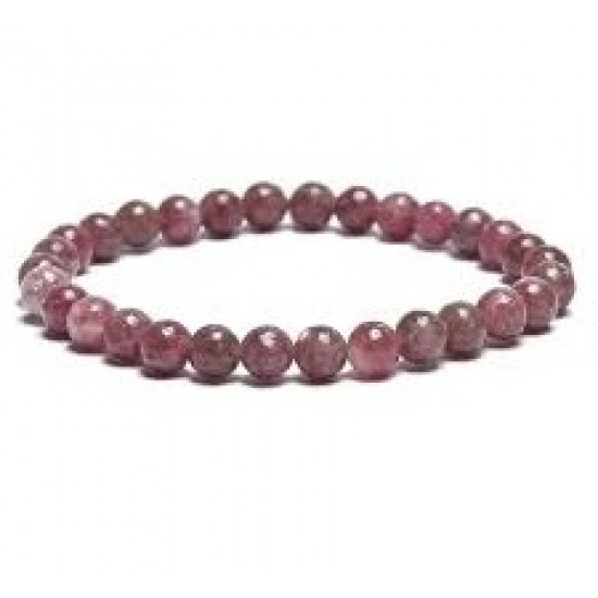 Lepidolite Bracelet 6mm Lepidolite Bracelet 6mm