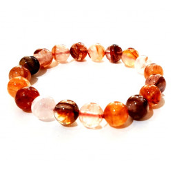 Red Hematoid Quartz Bracelet 10mm