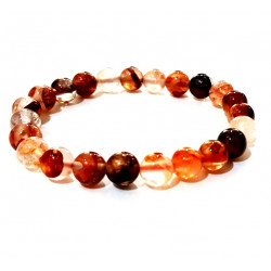 Red Hematoid Quartz Bracelet 8mm