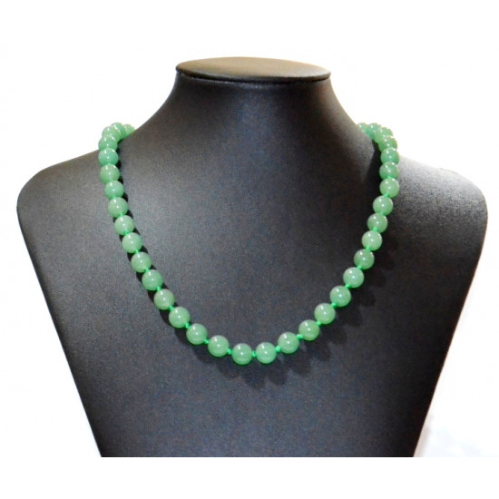 green aventurine necklace 8mm